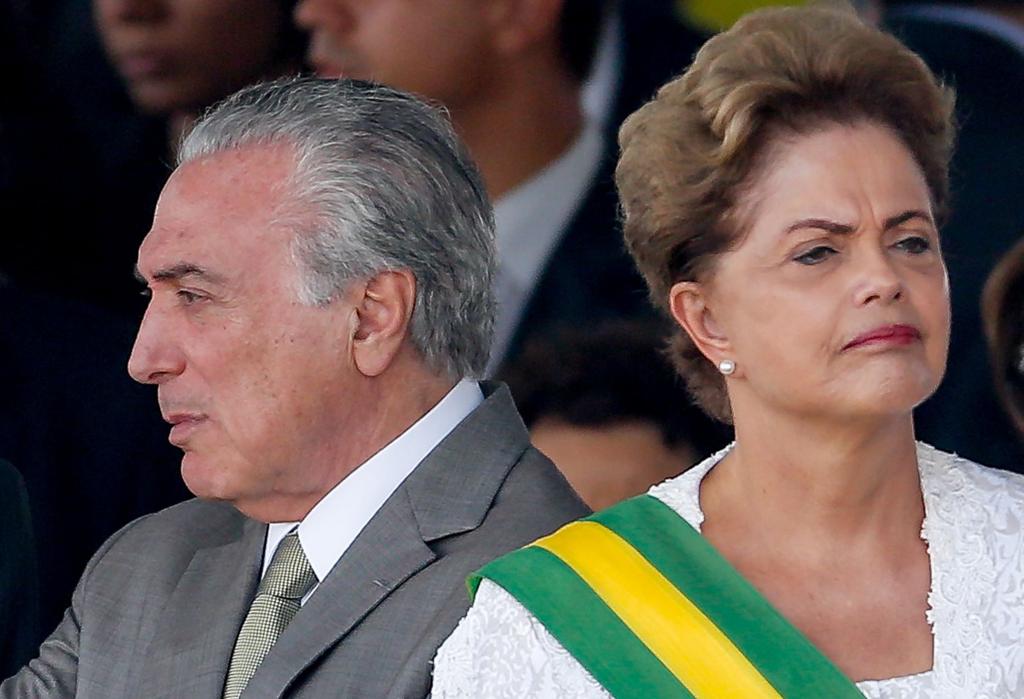 Temer e Dilma: segundo fonte das investigações, o presidente e a ex foram citados pelos executivos da empreiteira. | Pedro Ladeira/Folhapress/Arquivo
