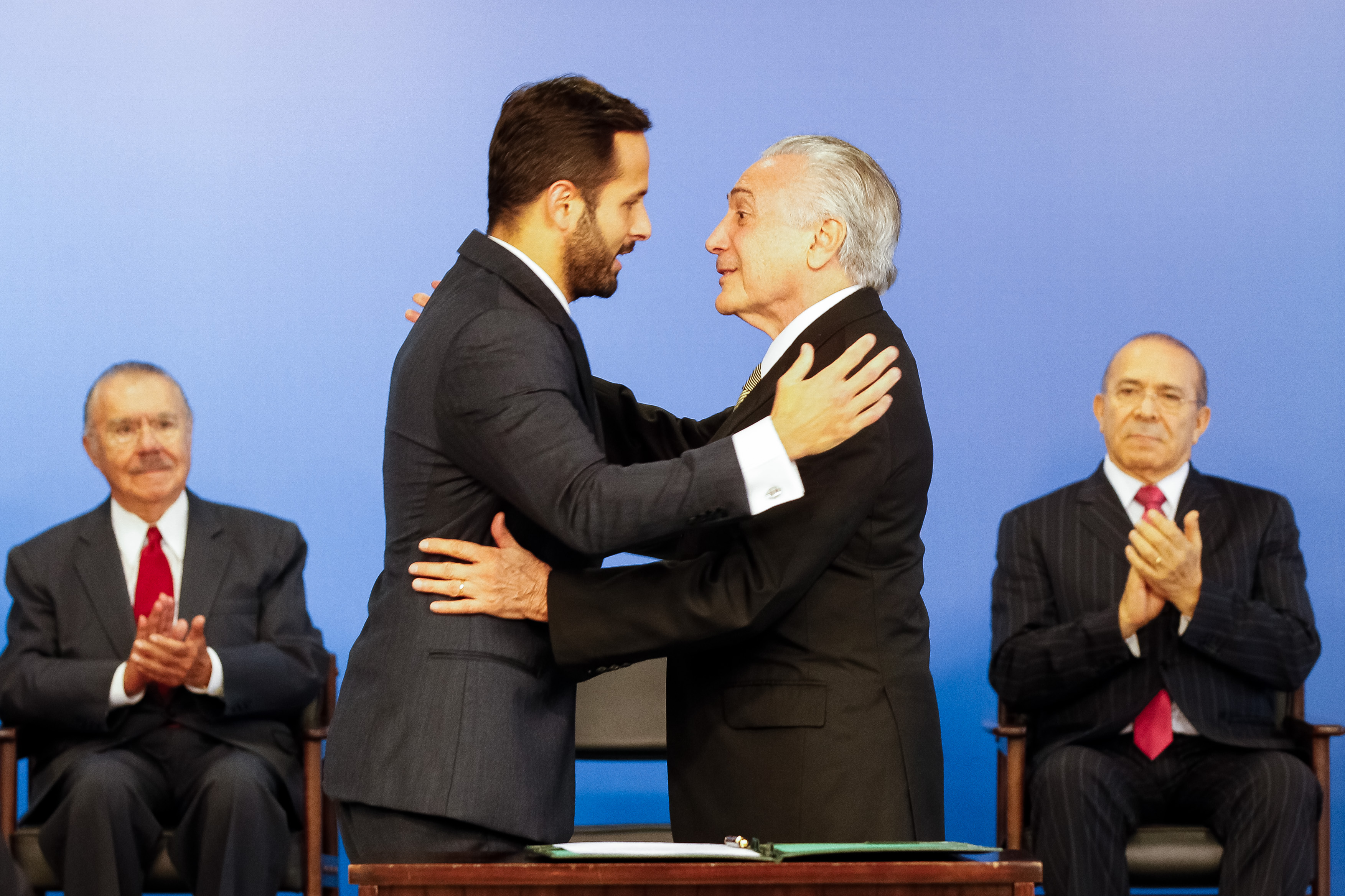 Temer empossa Calero na pasta da Cultura, em maio deste ano. | Beto Barata/PR