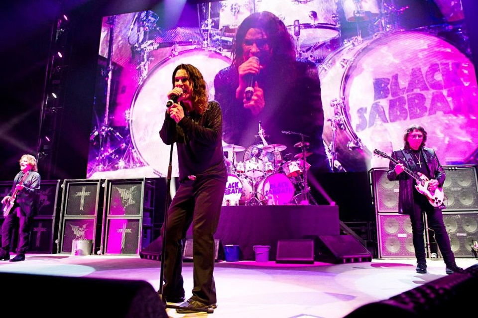 Black Sabbath se despede dos fãs em show na Pedreira. | Divulgação/