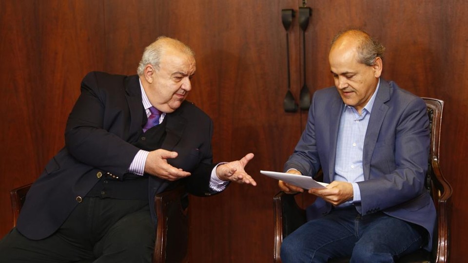 Greca com o prefeito Gustavo Fruet: eleito terá mais liberdade. | Aniele Nascimento/Gazeta do Povo