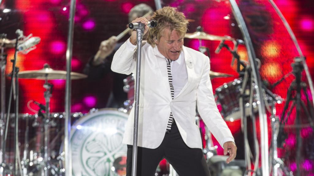 Rod Stewart, que nos anos 2000 lançou cinco álbuns com músicas do cancioneiro americano | Marcelo Andrade/Gazeta do Povo