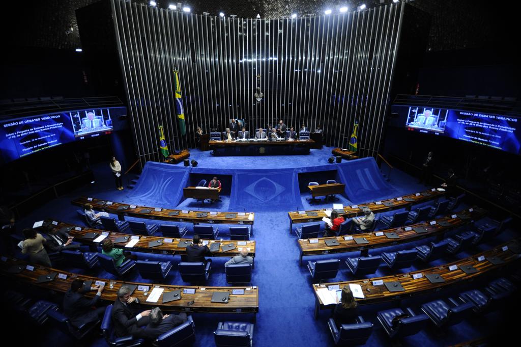 Plenário do Senado estava vazio nesta terça-feira (22) | Marcos Oliveira/Agência Senado