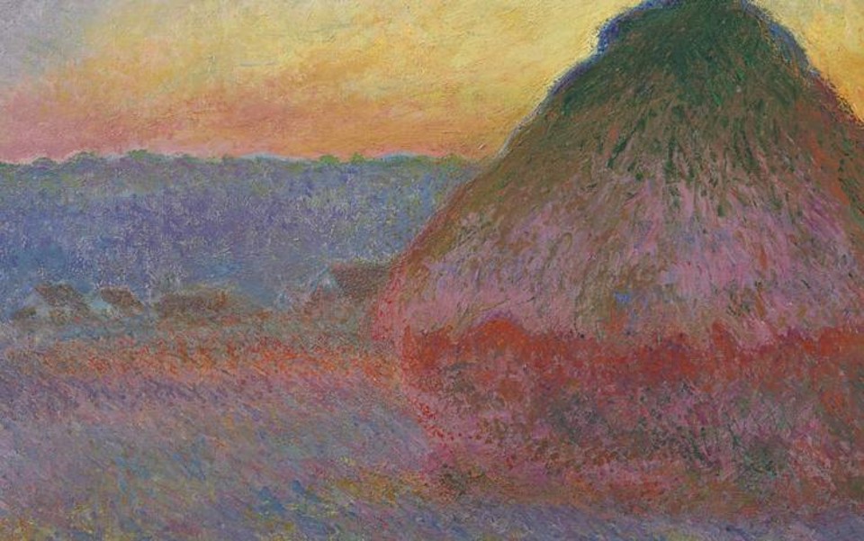 “Meule” faz parte de uma série de obras pintadas durante o inverno de 1890-1891 na casa do artista em Giverny, na Normandia. | Reprodução/Christie’s