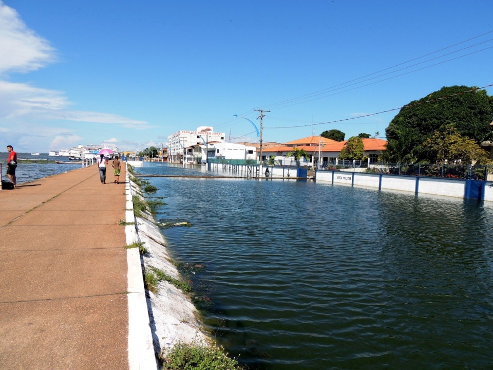 Porto fica às margens do Rio Tapajós, na Ponta do Salé, em Santarém. | Alailson Muniz/Divulgação