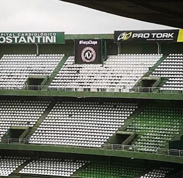 Homenagem do Coritiba para a Chape. | /Reprodução Instagram