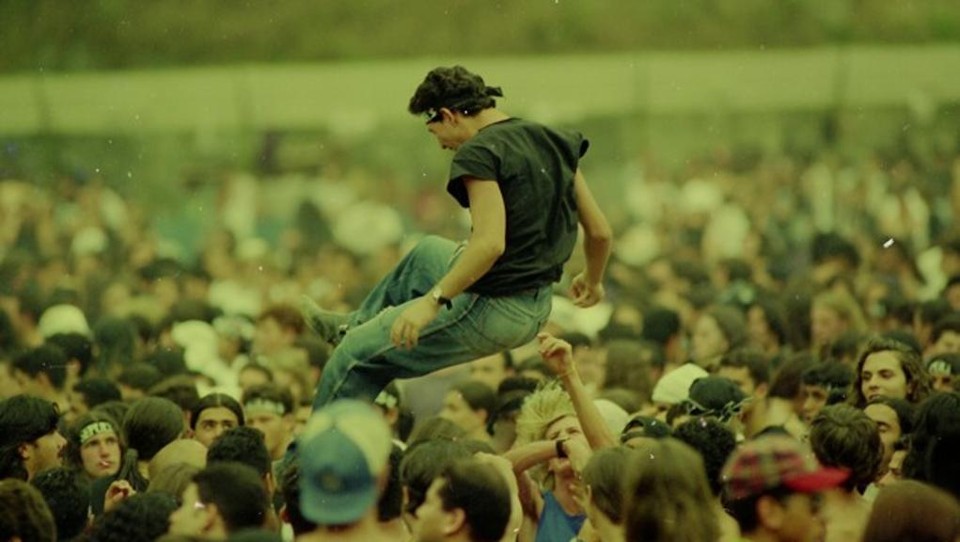 Show dos Ramones na Pedreira em 1994: rock sem proibições. | Arquivo Gazeta do Povo /