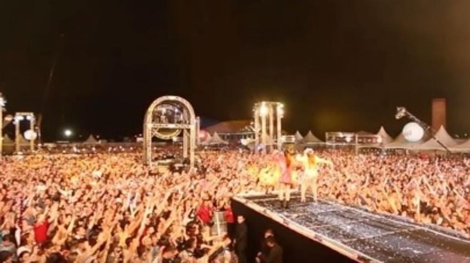 Festival sertanejo foi realizado no BioParque, em Curitiba. | Maiara e Maraisa Oficial/Divulgação
