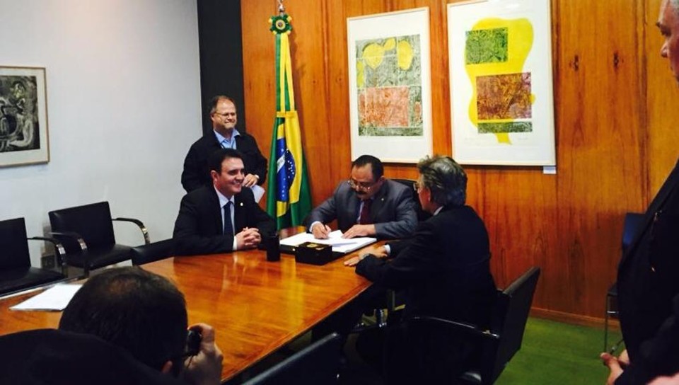 Bertoldi toma posse como deputado federal. Novo parlamentar ainda não foi fotografado pela Agência Câmara, que acompanha as atividades dos deputados | Caio Kuster/Arquivo Pessoal