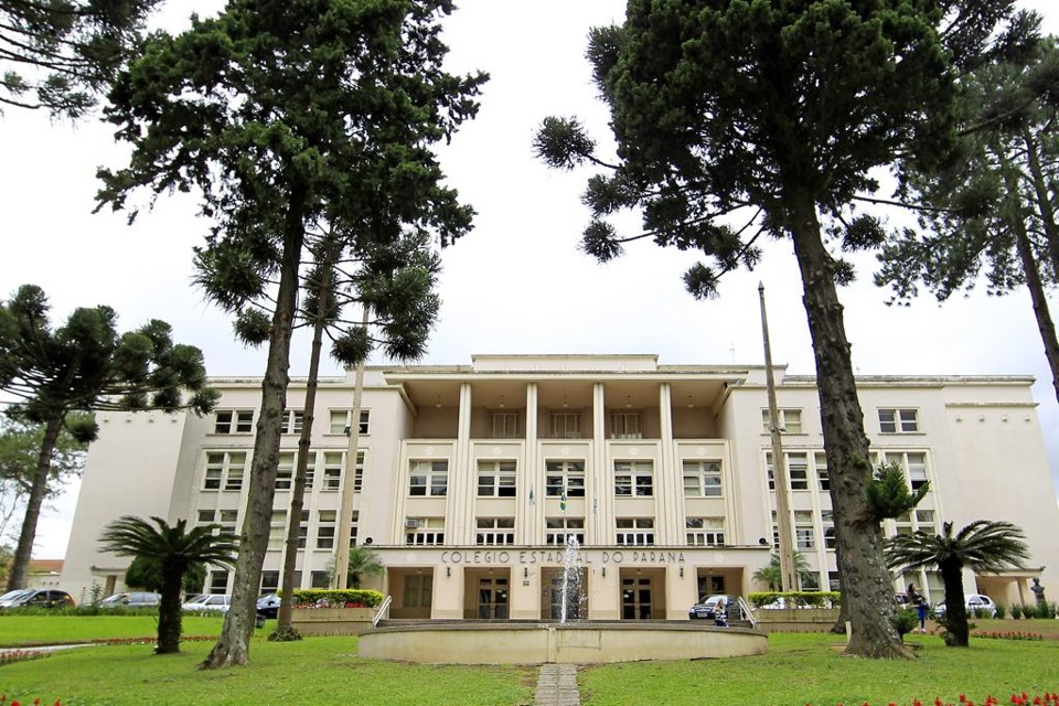 Colégio Estadual do Paraná retornou às aulas nesta quarta-feira. | Antônio More / Agência de Notícias Gazeta do Povo/