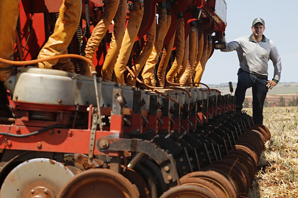 Luiz Augusto de Melo, gerente de produção da Fazenda Santa Marta, em Naviraí, Mato Grosso do Sul