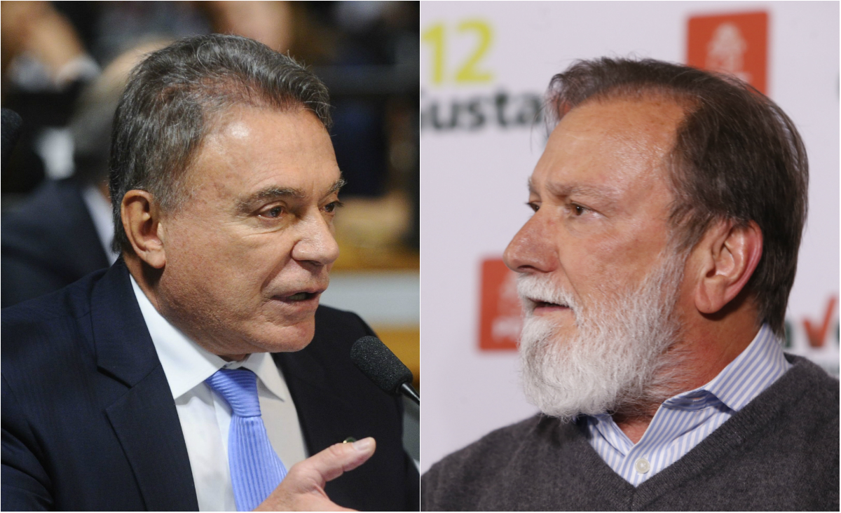 Alvaro (à esq.) e Osmar Dias: irmãos em alta | Montagem - Marcos Oliveira/Agência Senado e Hugo Harada/Gazeta do Povo