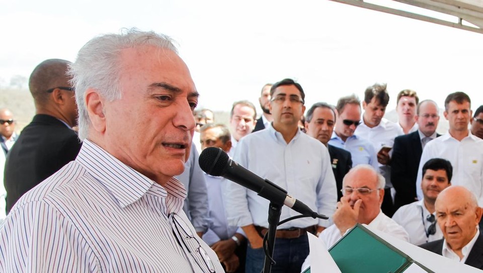 Michel Temer fez a primeira viagem ao Nordeste desde que assumiu a Presidência da República. | Beto Barata/PR
