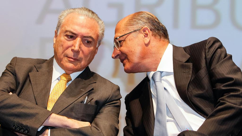Michel Temer e Geraldo Alckmin vão se encontrar em Mogi das Cruzes (SP). | Beto Barata/Presidência da República