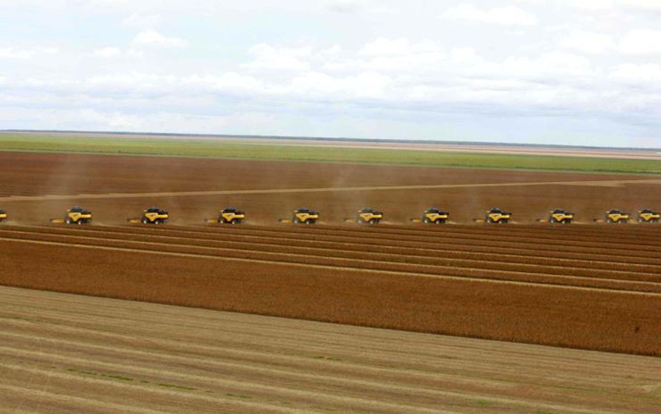 A Climate Corporation, startup da Monsanto, pretende lançar um sistema de inteligência artificial que funciona em sintonia com as máquinas até 2019. | Ivonaldo Alexandre/Gazeta do Povo