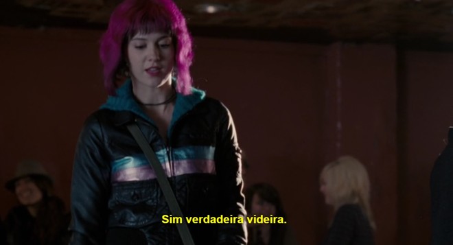 A frase foi construída erradamente e não tem nada a ver com a frase original em inglês: “Yes. I really came’ | Reprodução