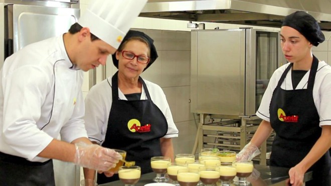 Funcionários da empresa recebem capacitação através da Universidade Corporativa Apetit (Uniap). | Divulgação/Apetit