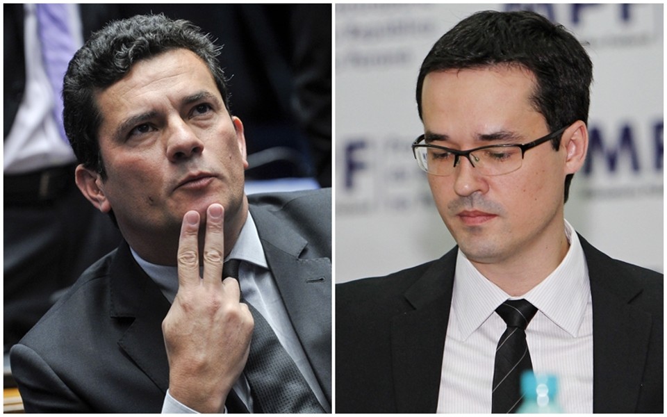 Sergio Moro e Deltan Dallagnol estão à frente da Operação Lava Jato. | /