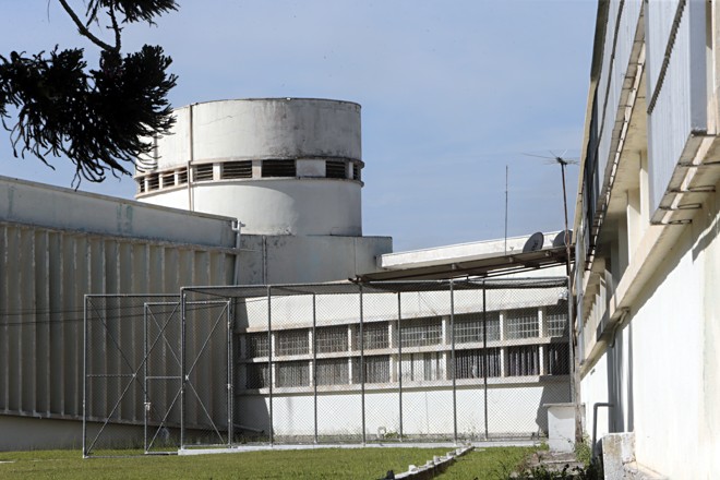 Vista de fora da 6ª galeria, onde estão presos os políticos condenados na Operação Lava Jato | Albari Rosa/Gazeta do Povo