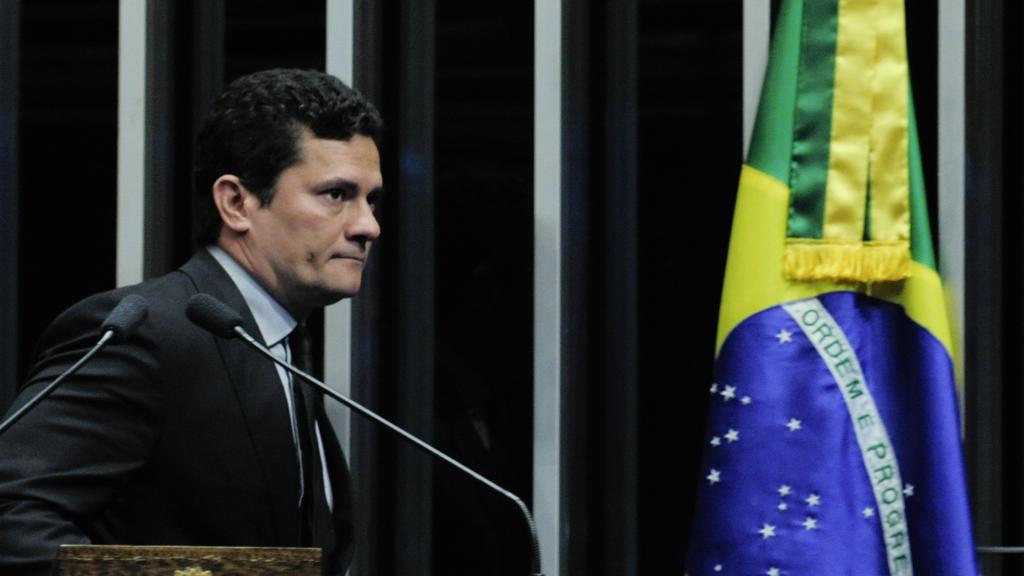 Juiz federal Sergio Moro participa de audiência pública sobre projeto que trata de abuso de autoridade. | Geraldo Magela/Agência Senado