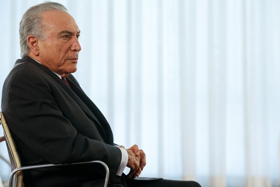 Nome do presidente Michel Temer voltou a ser citado em delação da Odebrecht. | Beto Barata/PR
