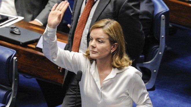 Gleisi Hoffmann. senadora pelo Paraná | Edilson Rodrigues/Agência Senado