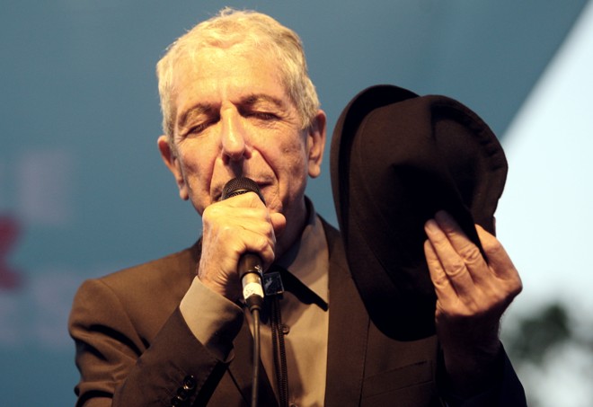 Leonard Cohen é autor do clássico Hallelujah, lançada em 1984. | Valery Hache/AFP