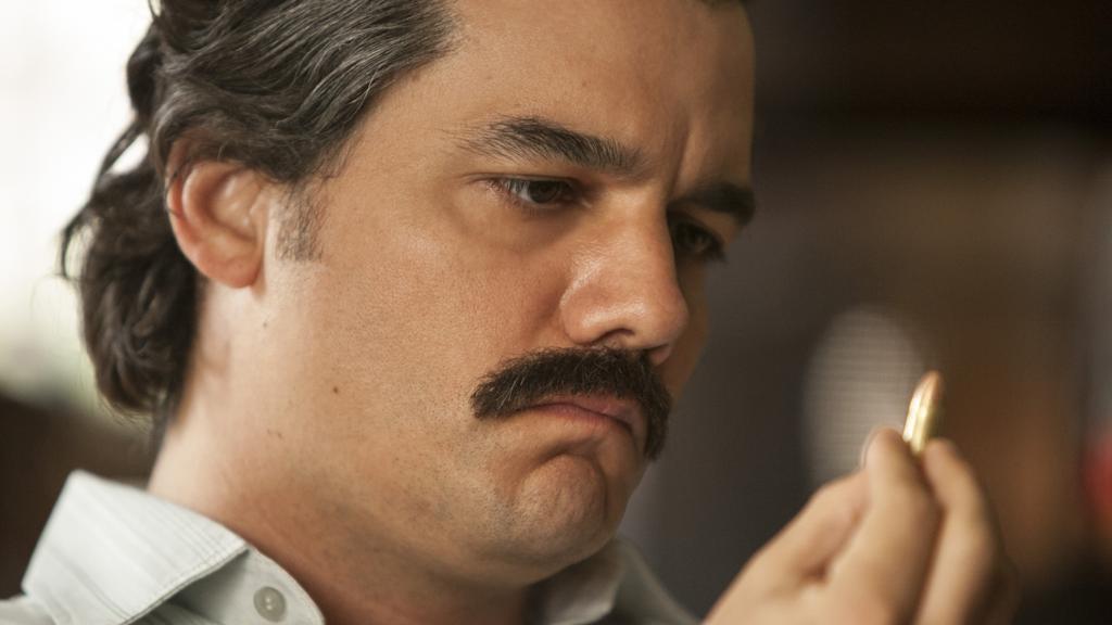 Wagner Moura no papel de Pablo Escobar: “assassino” | Juan Pablo Gutierrez/Netflix /Divulgação