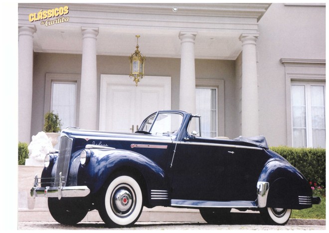 SETEMBRO – Packard 110 de Luxe, ano 1941 – considerado um ícone pelos colecionadores, era um modelo feito para clientes da alta sociedade. Usava material nobre no estofamento e acabamento de painel. Outra unidade bastante rara de se ver pela cidade. O motor com 6 cilindros rende 100 hp. Proprietário: Antonio Kowalski (empresário). | Marco Antonio Fansolin Peres/Divulgação