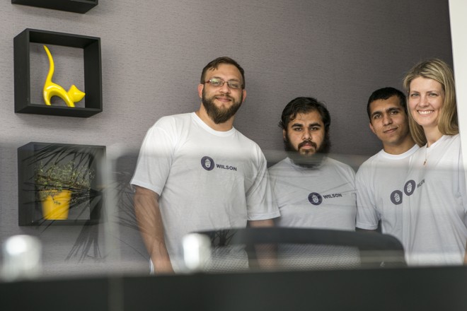 O projeto de Wilson foi desenvolvido por Daniel Skroski, André Luis Ribeiro,Marquistei Medeiros e Ana Paula Weigert | Marcelo Andrade/Gazeta do Povo