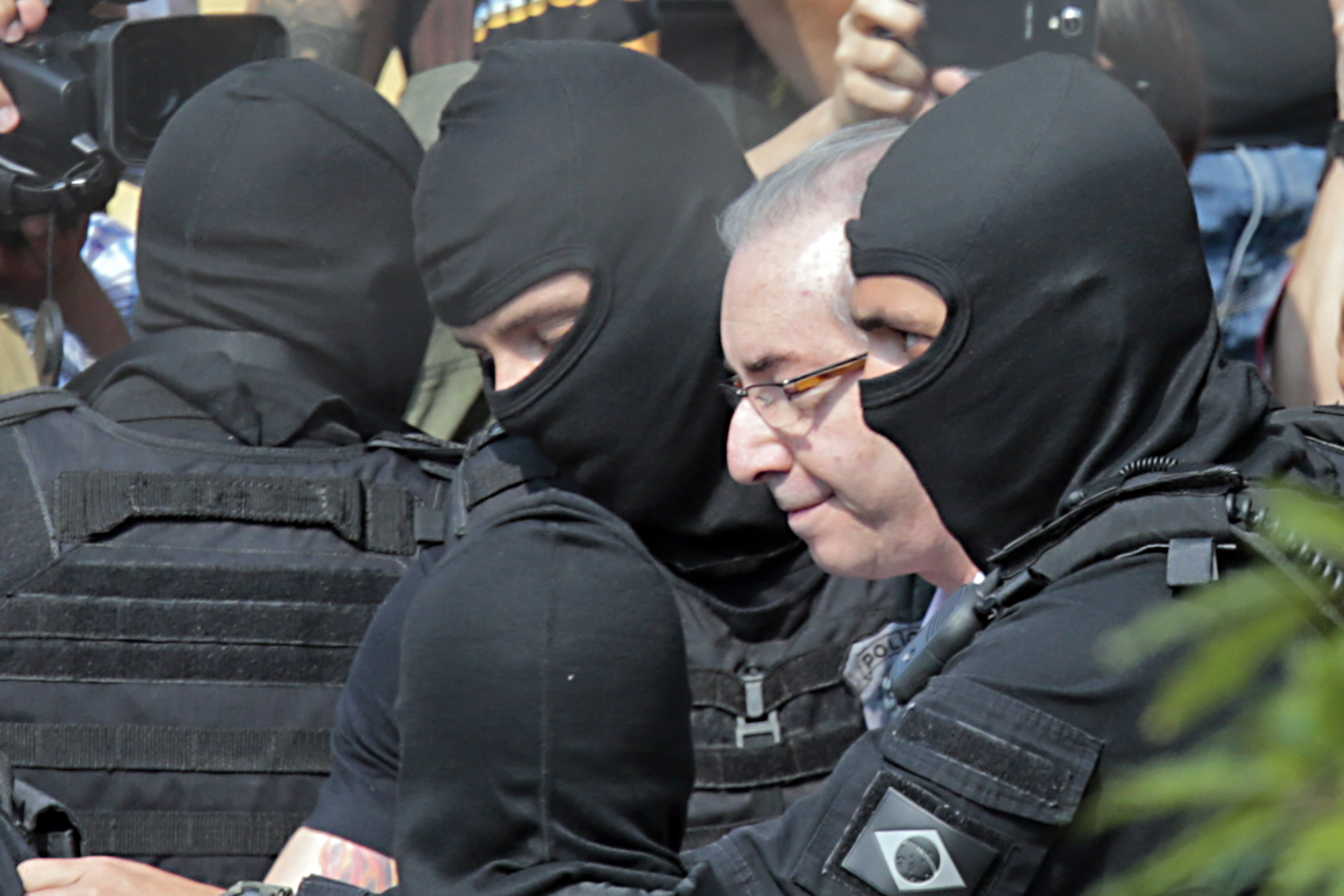 Eduardo Cunha, um  dos “figurões” da política nacional que foram presos em 2016. | Albari Rosa/Gazeta do Povo