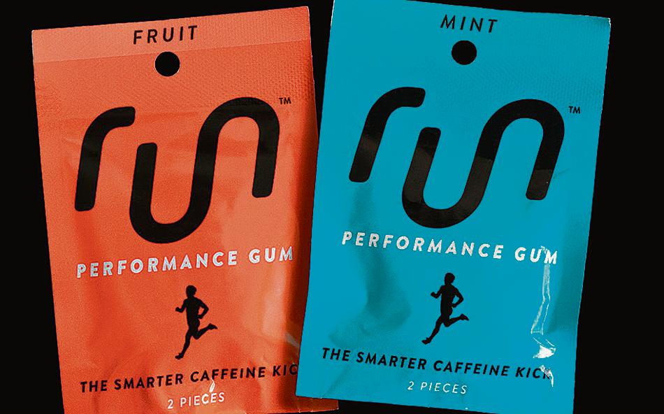 O ‘Run Gum’, do corredor olímpico Nick Symmonds, tem como alvo atletas. | Divulgação