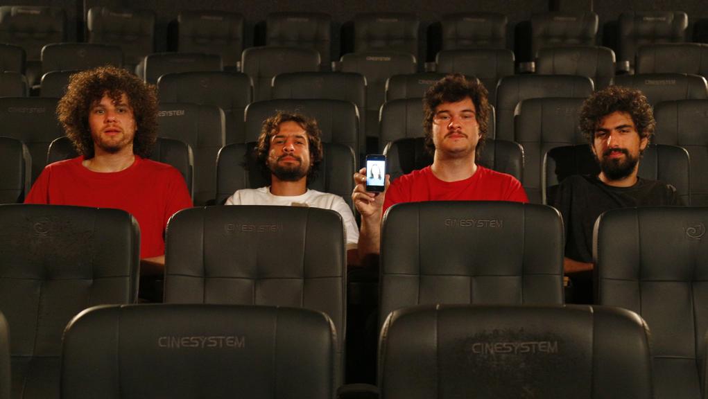 Gil Baroni, Thiago Busse, William Biagioli e Pedro Giongo: nova geração de cineastas curitibanos | Aniele Nascimento/Gazeta do Povo
