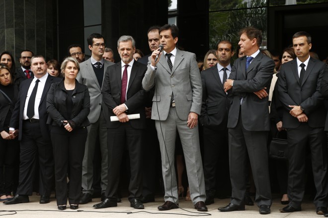 Curitiba (PR), em frente à Justiça Federal | Hugo Harada/Gazeta do povo
