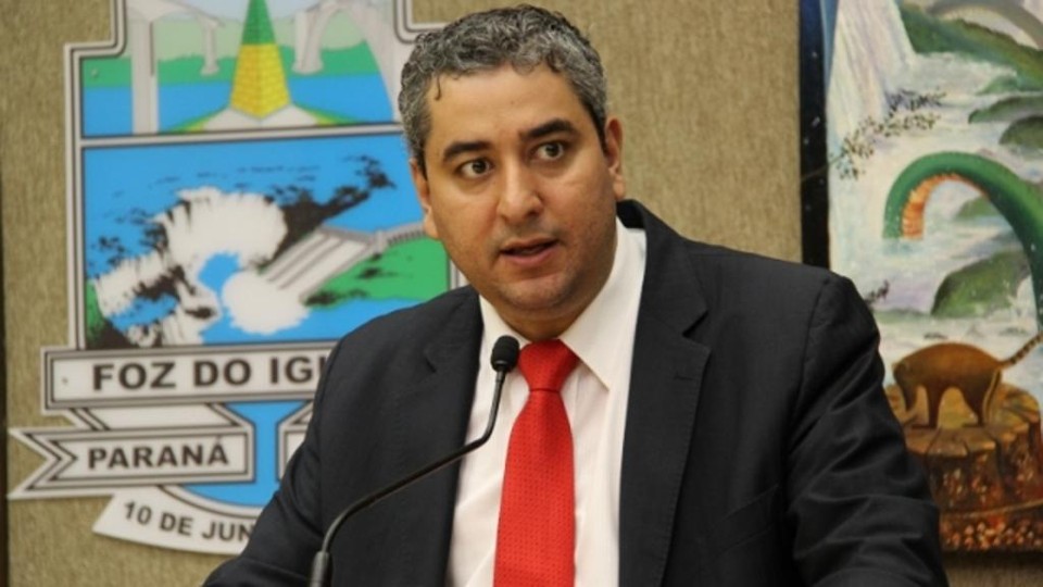 Vereadores de Foz recebiam mensalinho, diz PF Presidente da Câmara Municipal de Foz do Iguaçu, Fernando Duso (PT), foi preso. | Divulgação/Câmara de Foz