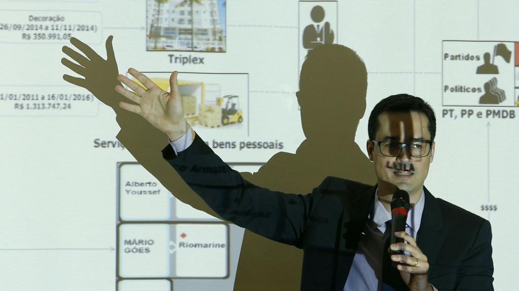 Deltan Dallagnol apresenta da denúncia contra Lula | Hugo Harada/Gazeta do Povo