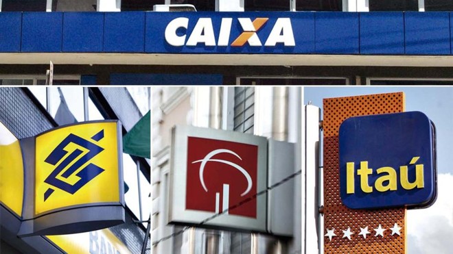Banco do Brasil, Itaú, Caixa e Bradesco concentram quase 80% de todos os empréstimos. | Daniel Castellano/Gazeta do Povo