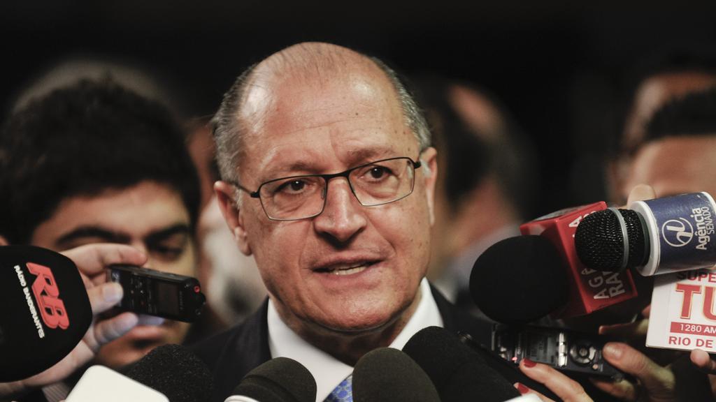 Geraldo Alckmin (PSDB-SP) foi citado em delação da Odebrecht. | Marcos Oliveira/Agência Senado