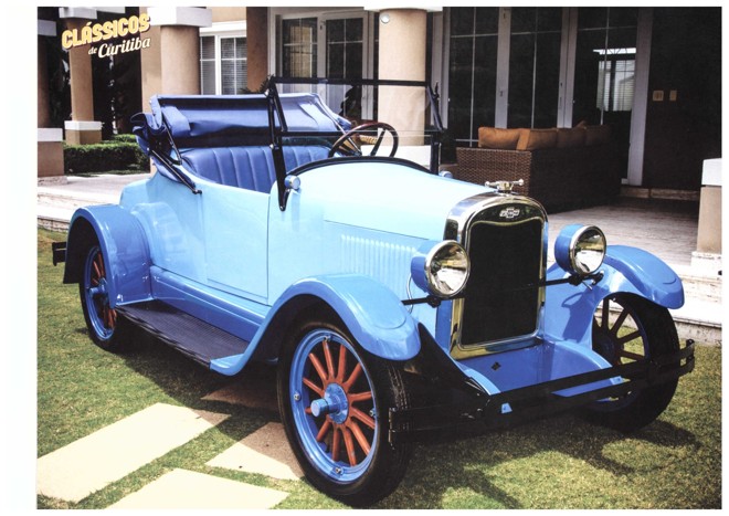OUTUBRO – Chevrolet Roadster, ano 1925 – tinha como peculiaridade a exigência de lubrificações do motor antes da partida e depois também das rodas. Era um veículo muito frágil, por isso poucas unidades resistiram ao tempo. Trazia um motor de 20 hp. Proprietário: Luiz Fernando Grocoske (médico). | Marco Antonio Fansolin Peres/Divulgação