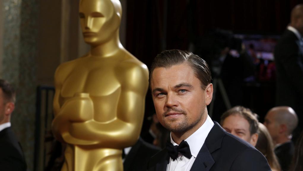 Leonardo DiCaprio durante a cerimônia do Oscar 2016, em que venceu o prêmio de melhor ator | Adrees Latif