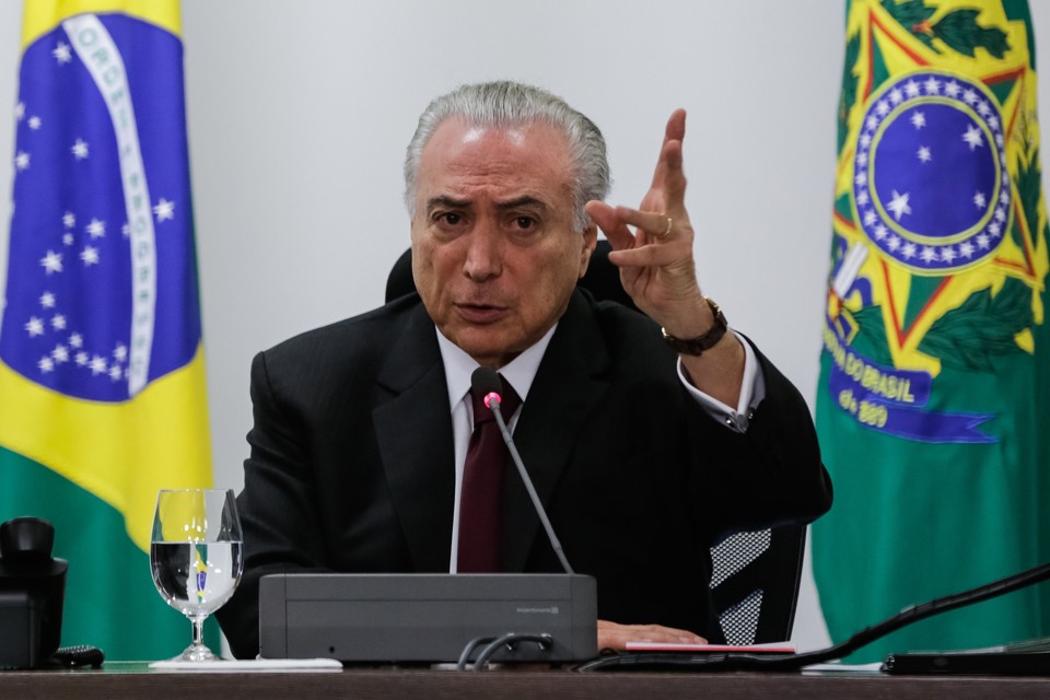 Michel Temer foi citado na delação de executivo da Odebrecht; o presidente teria pedido R$ 10 milhões para a campanha de 2014. | Marcos Correa/Presidência da República