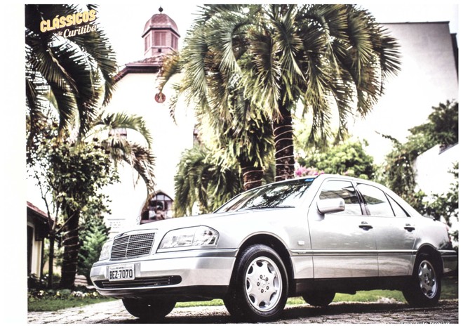 FEVEREIRO – Mercedes-Benz C 280 Elegance, ano 1995: com motor de 6 cilindros, de 195 hp, marcou a entrada dos modelos importados no Brasil, virando um campeão de vendas no segmento premium. Atualmente é um veículo bastante procurado por colecionadores. Proprietário: Carlos Grocoske (in memorian). | Guto Tarasiuk/Divulgação