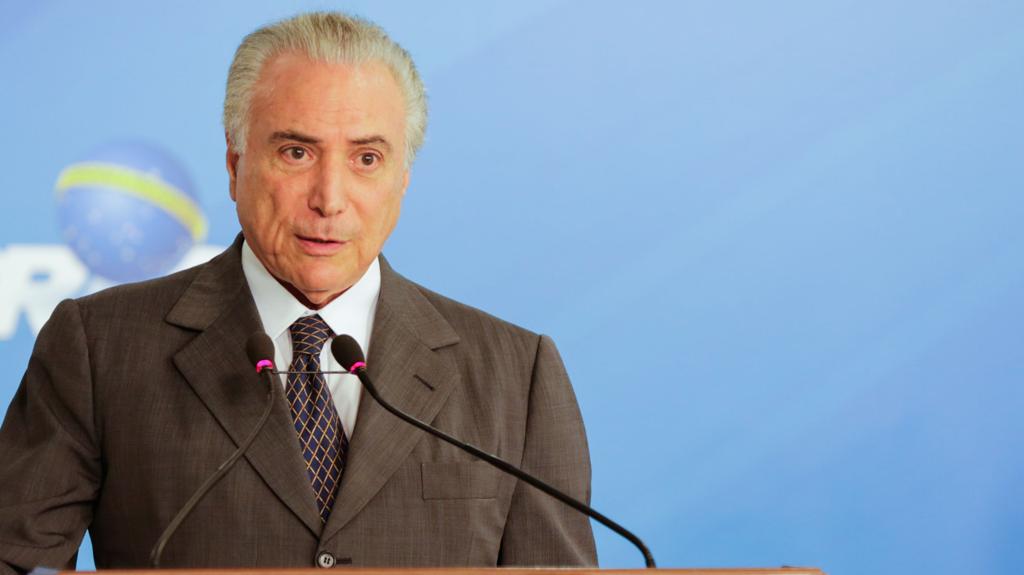 Nome do presidente Michel Temer foi citado em delação de ex-executivo da Odebrecht. | Marcos Corrêa/PR