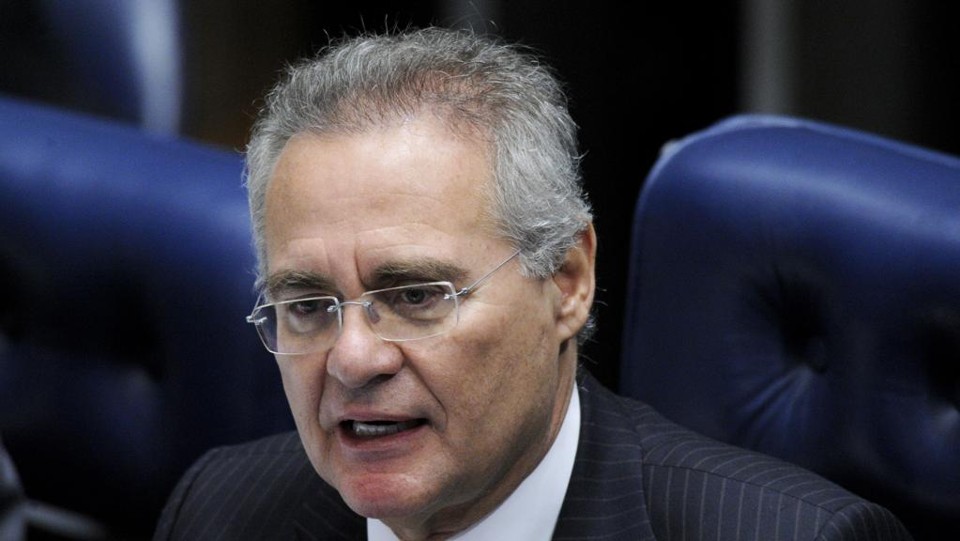 Renan Calheiros é acusado de usar intermediários para pedir e receber dinheiro de uma empresa com contratos com a Petrobras. | Edilson Rodrigues/Agência Senado