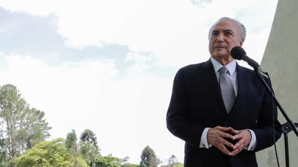 Presidente Michel Temer falou com jornalistas na manhã desta quinta-feira (22). | Marcos Corrêa/PR