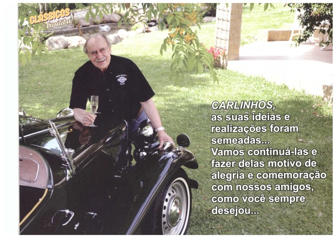 Carlos Alberto Grocoske, idealizado do calendário ‘Clássicos de Curitiba’, falecido em setembro passado. |