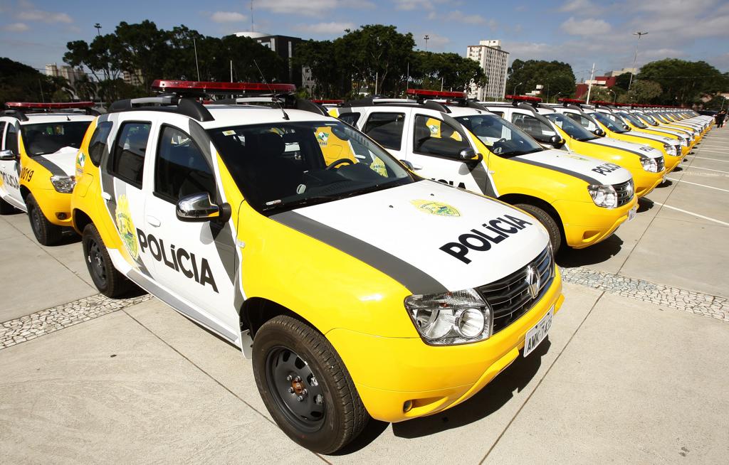 Uma das cerimônias de entrega de viaturas realizadas durante o governo Beto Richa (PSDB) | Antônio More/Gazeta do Povo/Arquivo