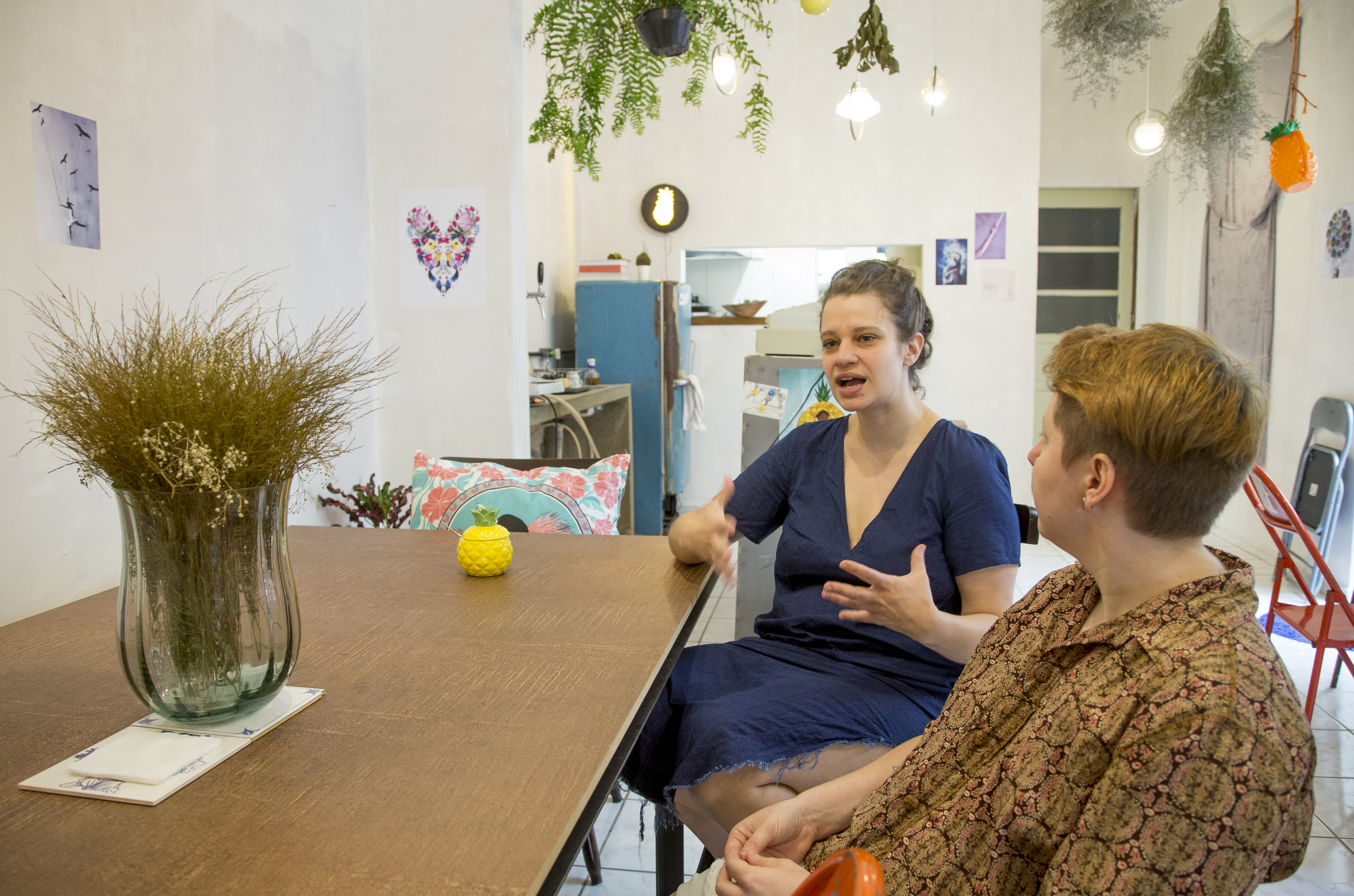 Amanda Kosinski e Camila Lovato Frankiv: aposta na alimentação saudável. | Hugo Harada/Gazeta do Povo