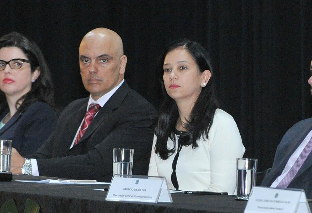 Alexandre Moraes (à esq) e Gracie Mendonça | Isaac Amorim/MJC