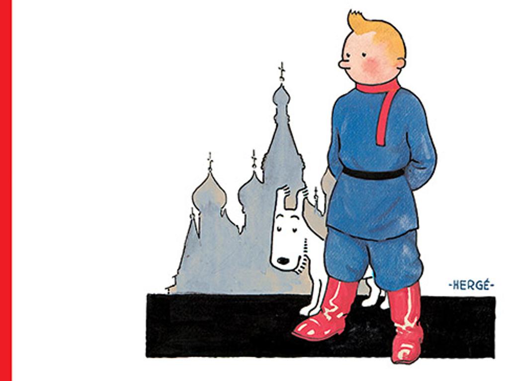 “Tintim no país dos sovietes”: Até agora, era o único que não tinha sido publicado em cores | Cia. das Letras/Divulgação