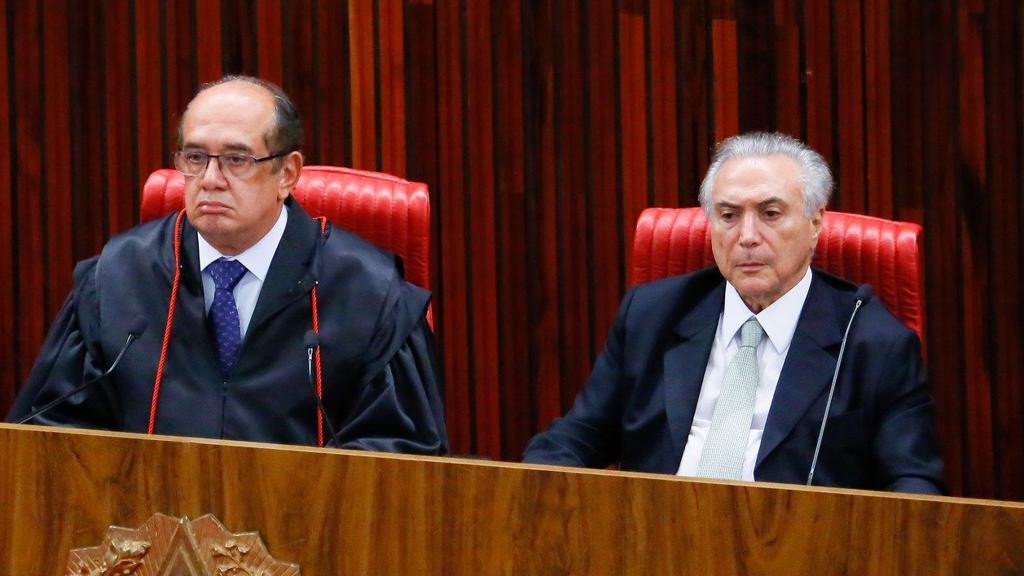 Gilmar Mendes também pegou carona no avião presidencial para Portugal no início de janeiro. | Anderson Riedel/PR